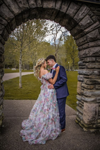 Elegant Off The Shoulder Flowers Prom Dresses Long Tulle Prom Dresses