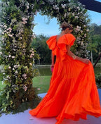 Orange Prom Dresses Women Dress Elegant Prom Dresses