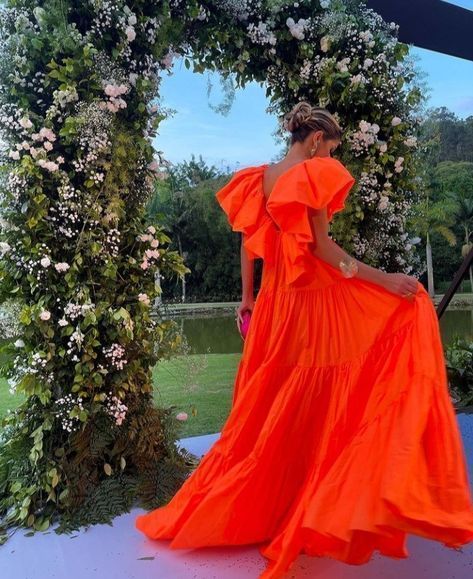 Orange Prom Dresses Women Dress Elegant Prom Dresses