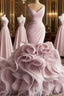 Organza Mermaid Wedding Dress  Prom Evening Gown
