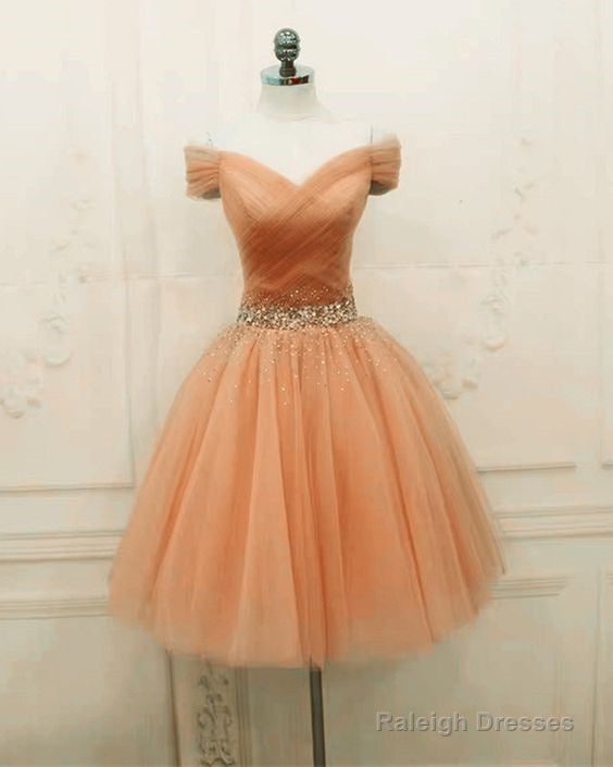 Peach Homecoming Dresses