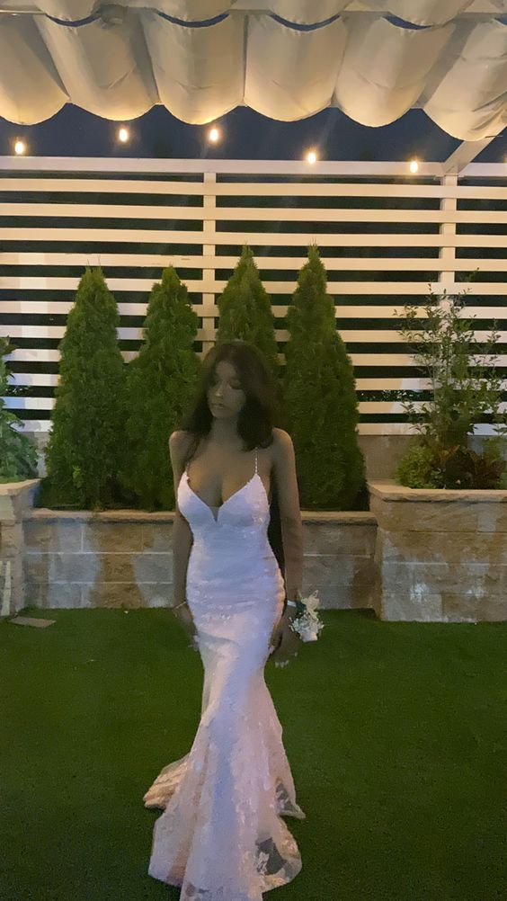 Pink Backless Mermaid Graduation Prom Dresses Prom Dresses