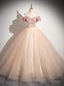 Pink Ball Gowns Tulle Off the Shoulder Quinceanera Dress