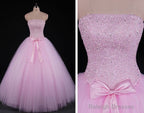 Pink Beaded Gorgeous Long Sweet 16 Dress New Style Prom Dress