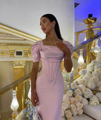 Pink Prom Dress Women Prom Gowns