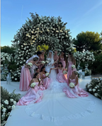 Pink Retro Elegant Sweetheart Neckline A-Line Spaghetti Strap Satin Long Prom Dresses Birthday Prom Dresses Bridesmaid Dresses