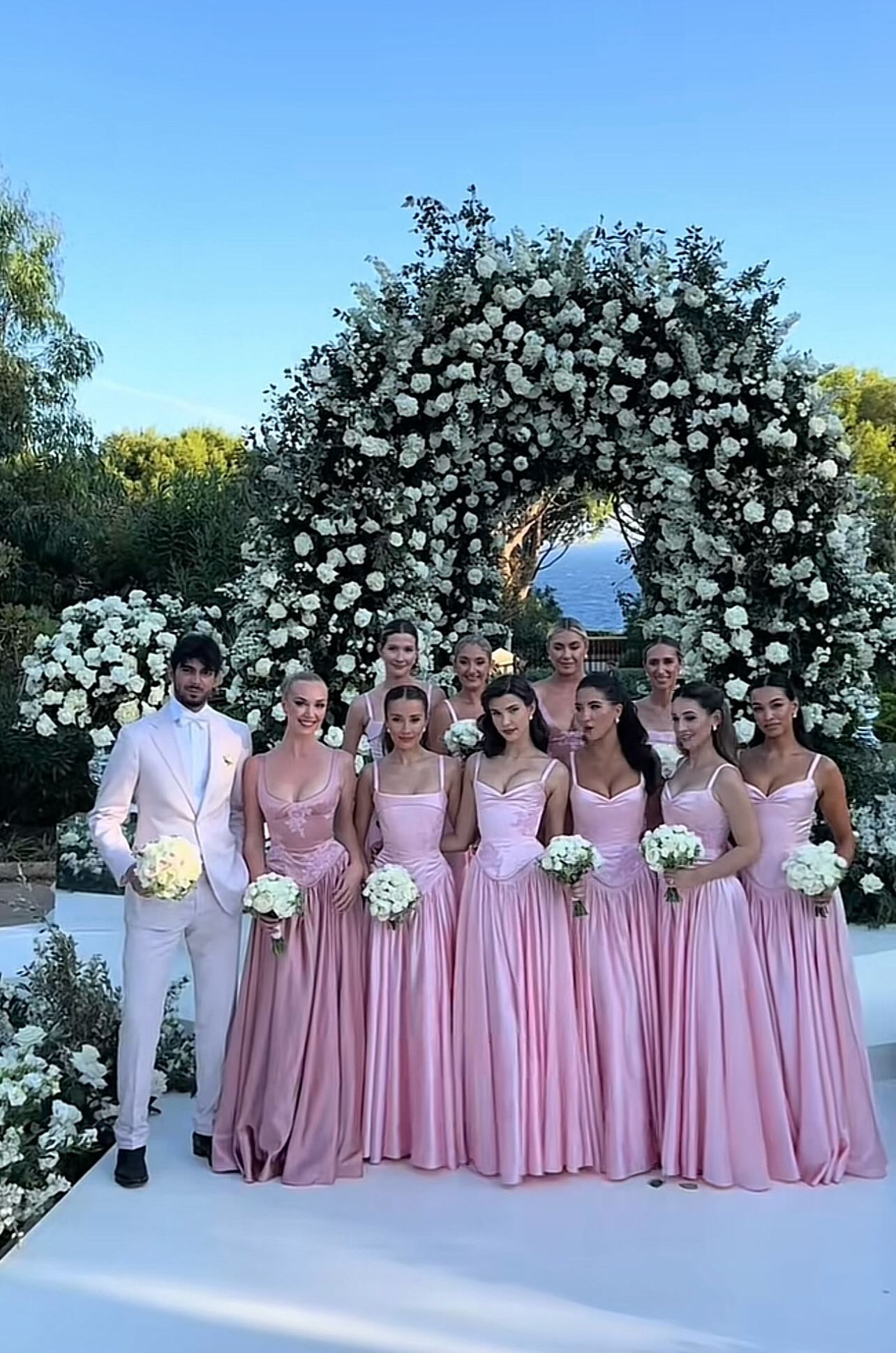 Pink Retro Elegant Sweetheart Neckline A-Line Spaghetti Strap Satin Long Prom Dresses Birthday Prom Dresses Bridesmaid Dresses