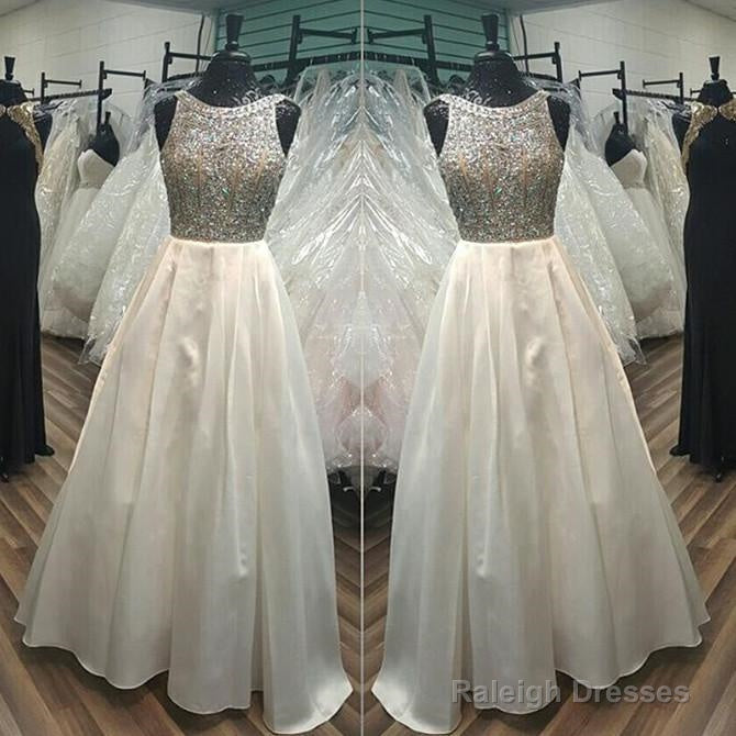 Pink Satin Ball Gowns Prom Dresses Crystal Beaded  Luxury Evening Gowns Secondary image