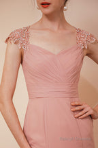 Side Split Mermaid Long Open Back Prom Dresses