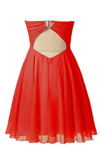 Pink Sweetheart Beaded Homecoming Dresse