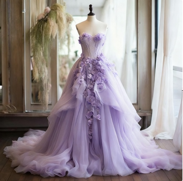 Pink Vintage A-Line Sweetheart Lace Tulle Long Prom Gowns Applique Wedding Dresses