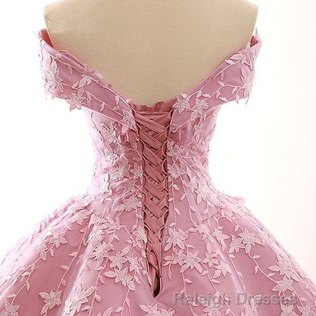 Ball Gown Pink Quinceanera Dresses Sweet 16 Dresses Lace Up