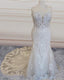 Plus Size Lace Wedding Dress Mermaid Sweetheart