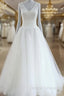 Plus Size Princess V-Neck Wedding Dress Lace Embroidery
