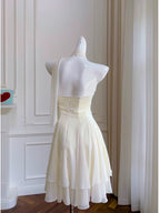 Pretty A-Line Halter Chiffon Short 8Th Grade Homecoming Dresses Summer Middle School Hoco Dress Cocktail Dresses Birthday Outfits