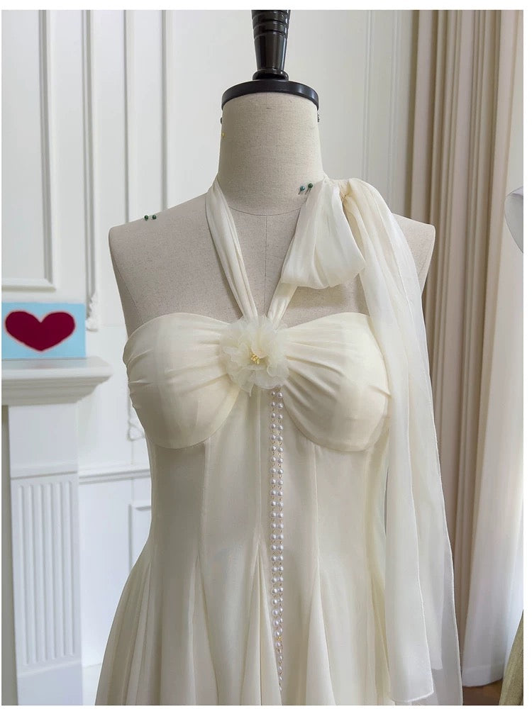 Pretty A-Line Halter Chiffon Short 8Th Grade Homecoming Dresses Summer Middle School Hoco Dress Cocktail Dresses Birthday Outfits