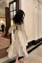 Pretty A Line High Neckline Chiffon Ankle Length Evening Dress Prom Dresses