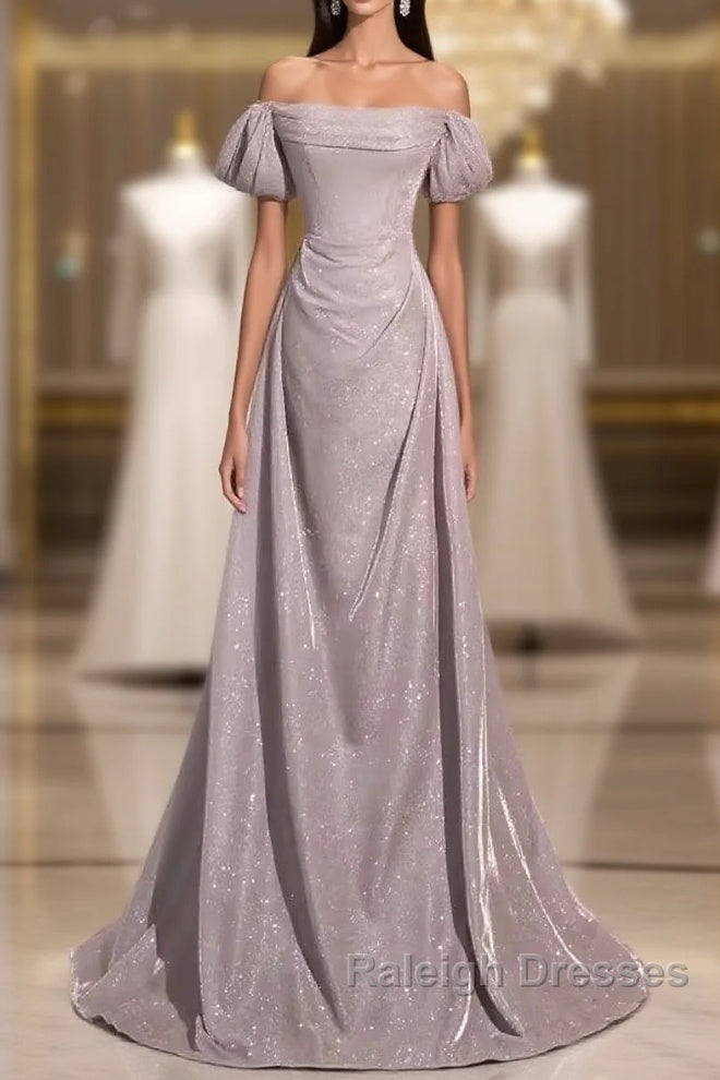 Pretty A Line Square Neckline Sleeveless Long Evening Party Dress Pink Prom Dresses