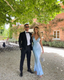 Simple Light Blue Long Prom Dress