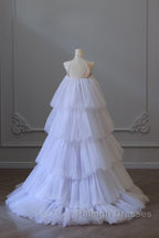 Pretty Mermaid High Neckline Sequin Beads Prom Dress Long Prom Dresses