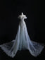 Pretty Mermaid Off The Shoulder Beads Prom Dress Long Prom Dresses