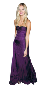 Pretty Mermaid Strapless Navy Blue Prom Dress With Ruffle Long Prom Dresses