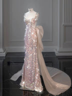 Pretty Mermaid Sweetheart Sequin Long Prom Dresses Prom Dress Birthday Outfits