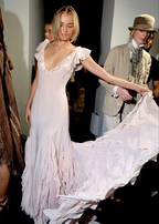 Pretty Mermaid V Neckline Long Chiffon Prom Dress Prom Dresses