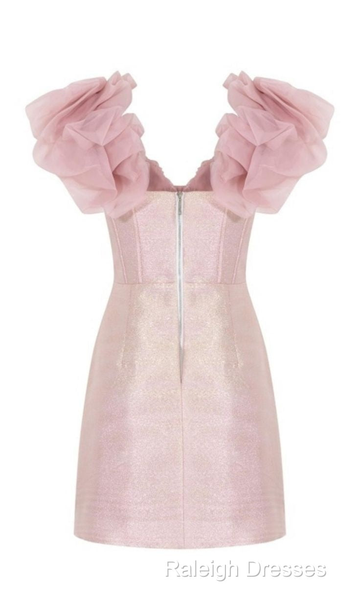 Pretty Pink Sweetheart Homecoming Dress