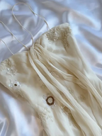 Pretty Sheath Halter Sleeveless Ivory Chiffon Prom Dresses Long Evening Dress