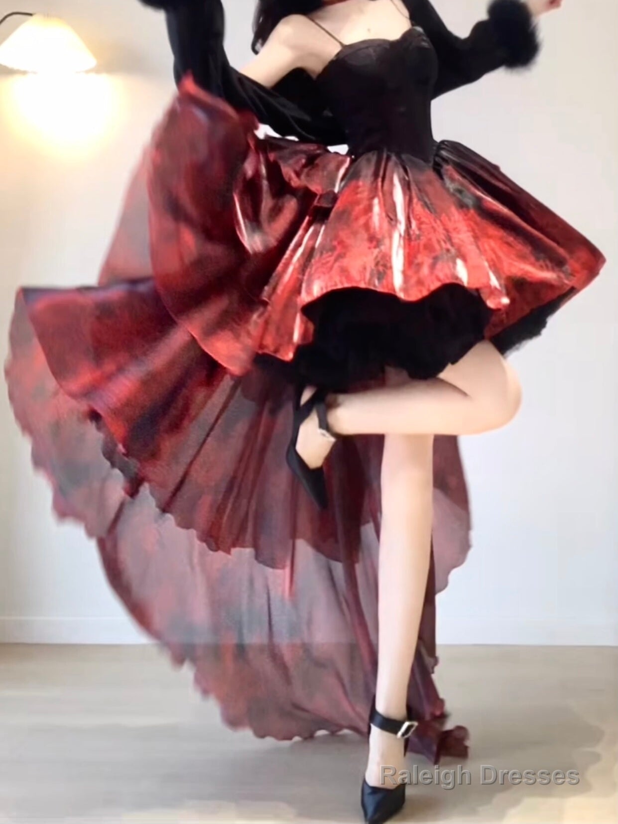 Princess Party Dress Lolita Dress Christmas Dress Burgundy Birthday Dresses