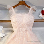 Princess Pink Short Homecoming Dresses