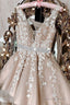 Princess Short A-Line Ivory Homecoming Dress Party Dress