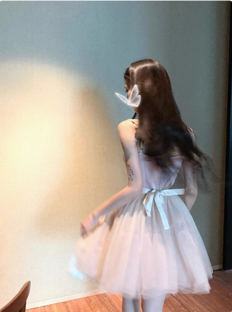 Princess Strap Pink Tulle A-Line 17Th Birthday Homecoming Dress Secondary image