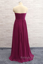 Princess Sweetheart Open-Back Prom Dresses