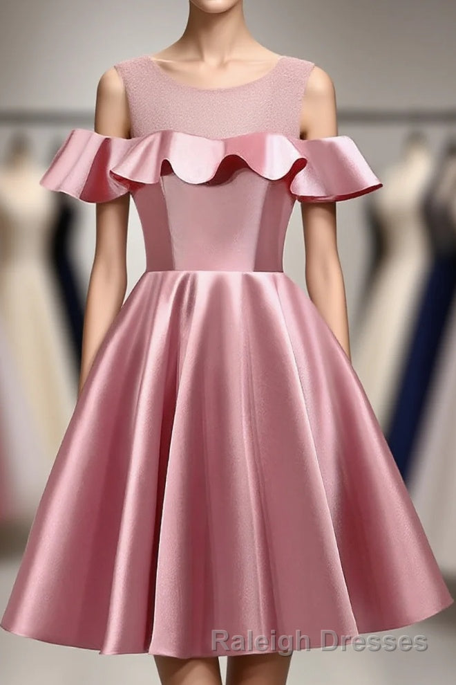 Pink Short Girls Cute Short Prom Dresses Main image