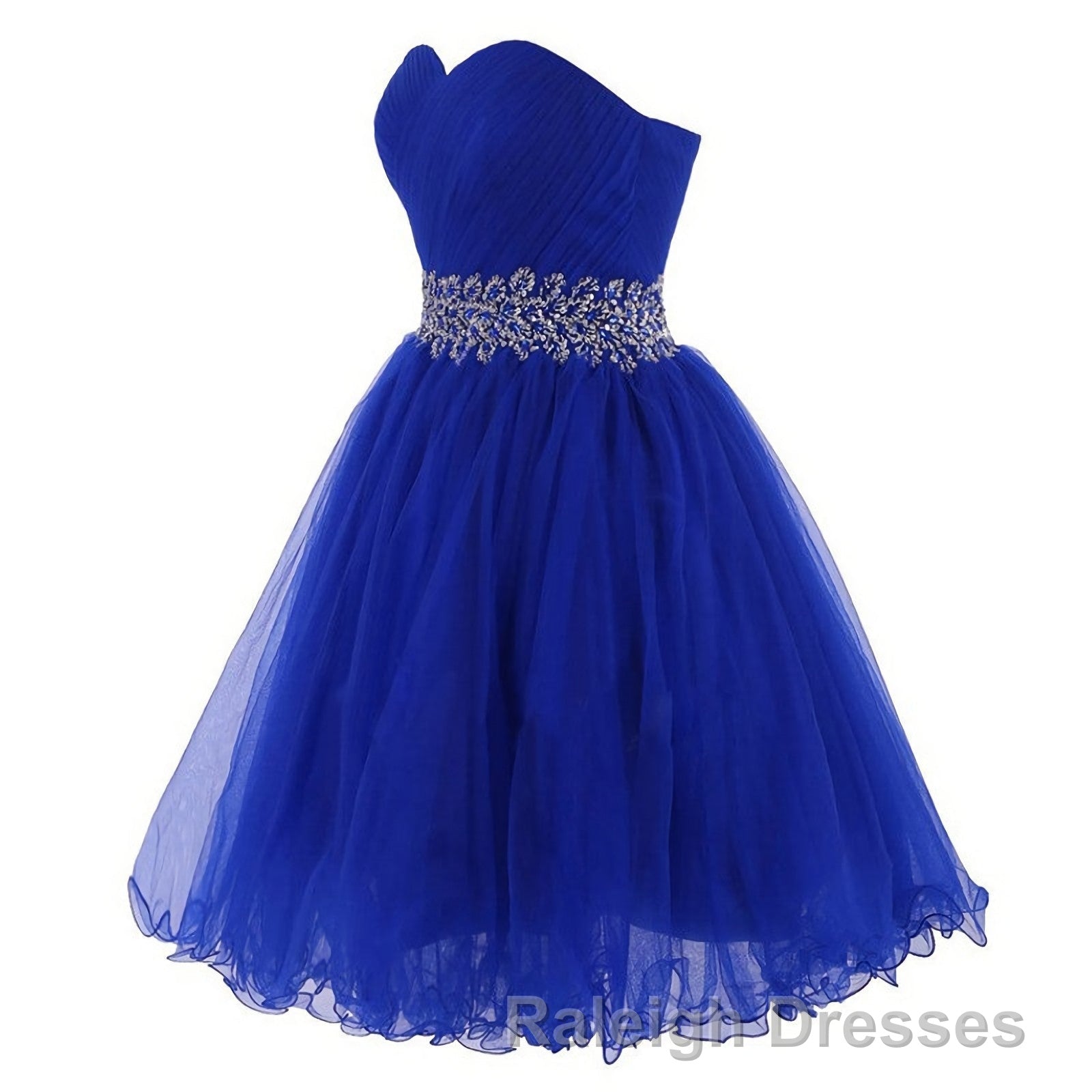 Cheap Homecoing Short Homecoing Sweetheart Royal Blue Homecoing Beading Homecoing Royal Blue Prom Dresses