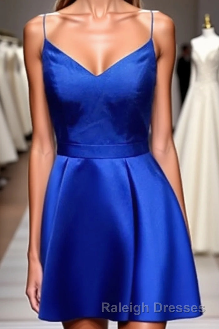 Royal Blue Short Cute Fashion Homecoming Dress