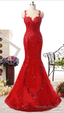 100%Real Photo Long Sweetheart Tulle Mermaid vestido de festa Sequined Appliques Floor Length Evening Dresses