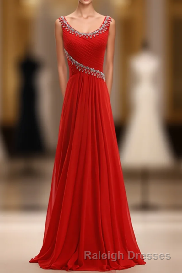 Elegant red crystal long skirt long skirt high - grade womens wear high-end womens Evening Dresses Main image