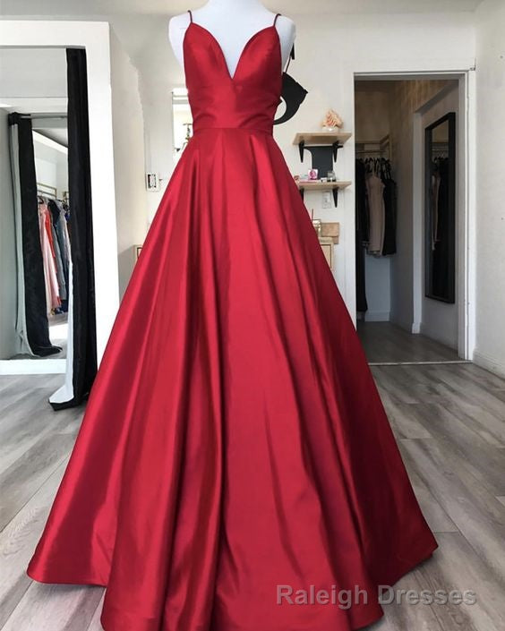 Red Prom Dresses, Red Ball Gowns Red Evening Dress, Long Formal Dress, Long Evening Gowns Main image