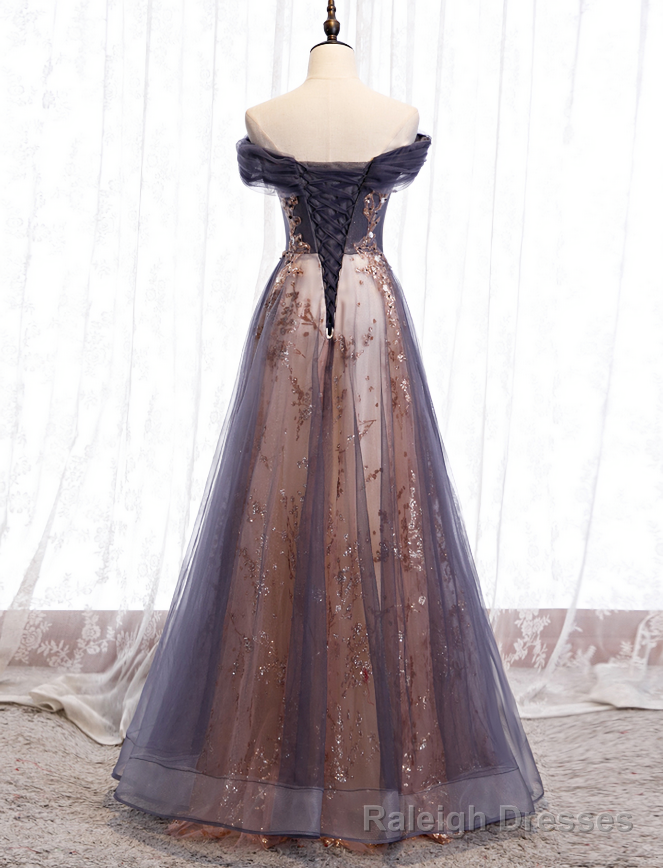 Beautiful Tulle Long A-line 2025 Party Dresses Secondary image