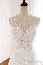 tulle lace long tulle Prom Dresses