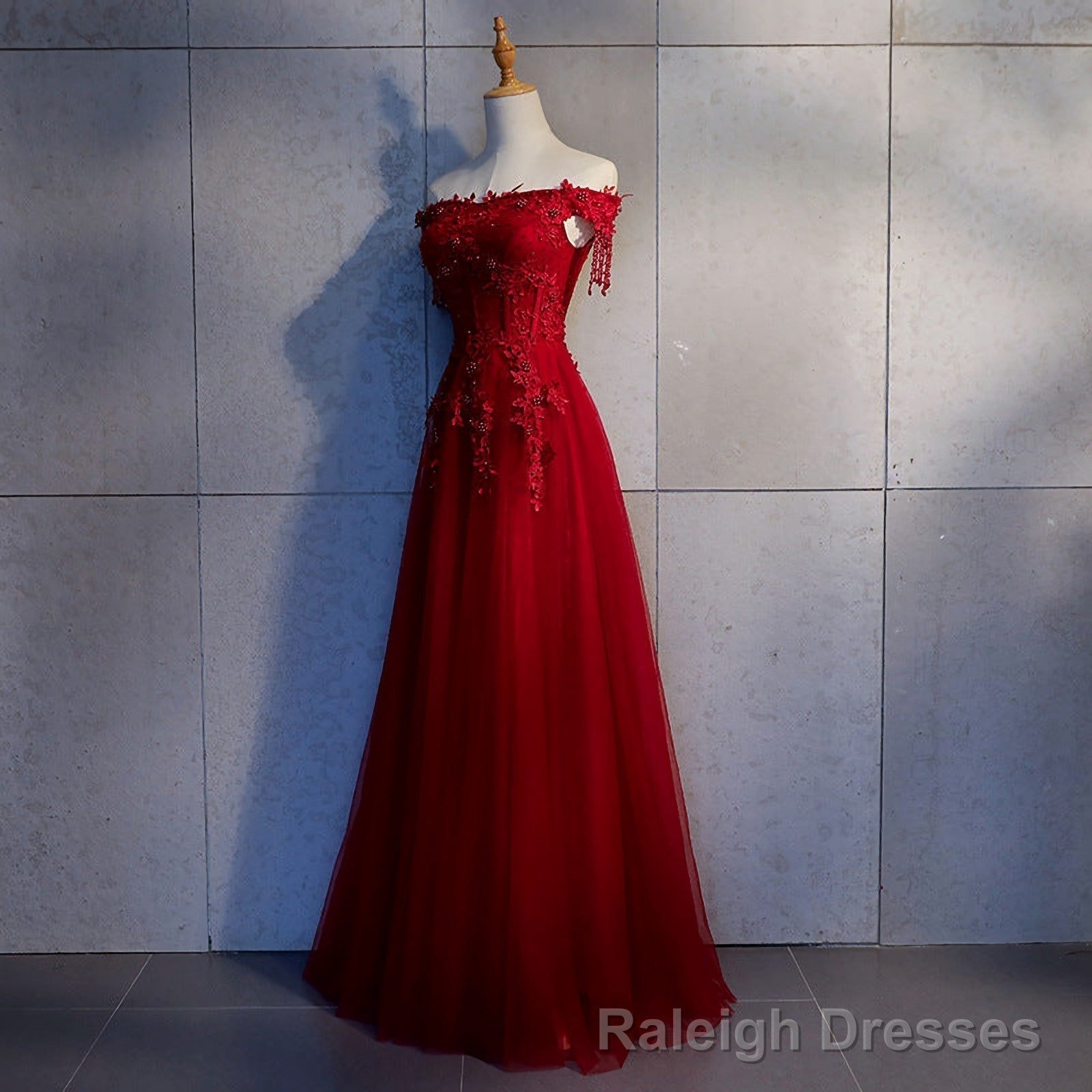 Prom Dresses, Off Shouder Prom Dress, Party Dress, Charming Applique Main image