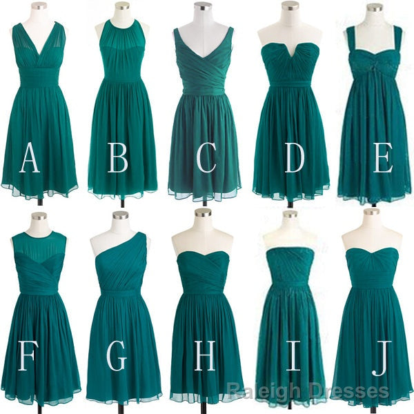 Custom Made Prom Dress, In Green Prom Dress, Formal Cocktail Dress, Bridesmaid Dresses, Weddings