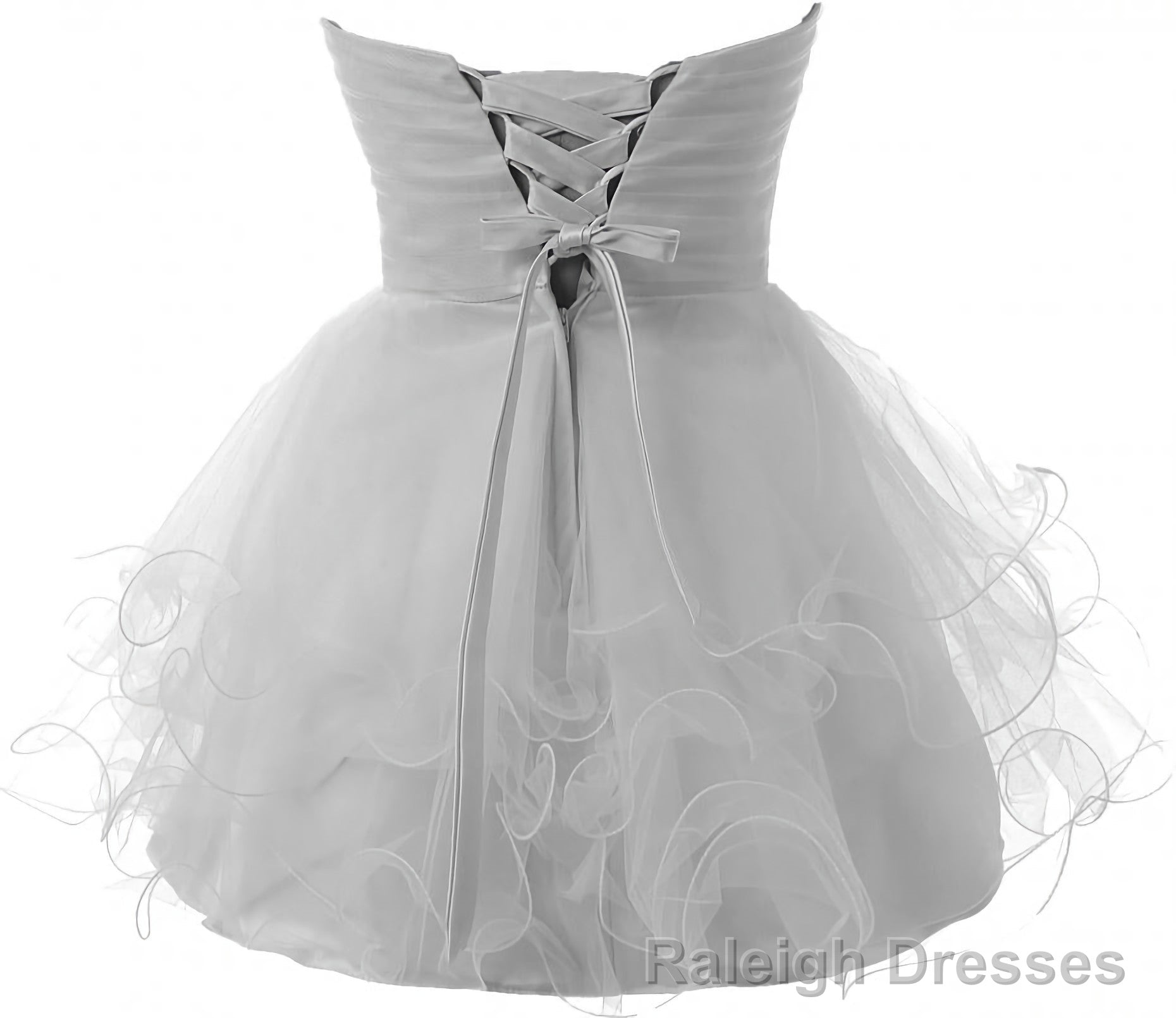 Short Sweet 16 Blue Tulle Fitted Homecoming Dresses Main image