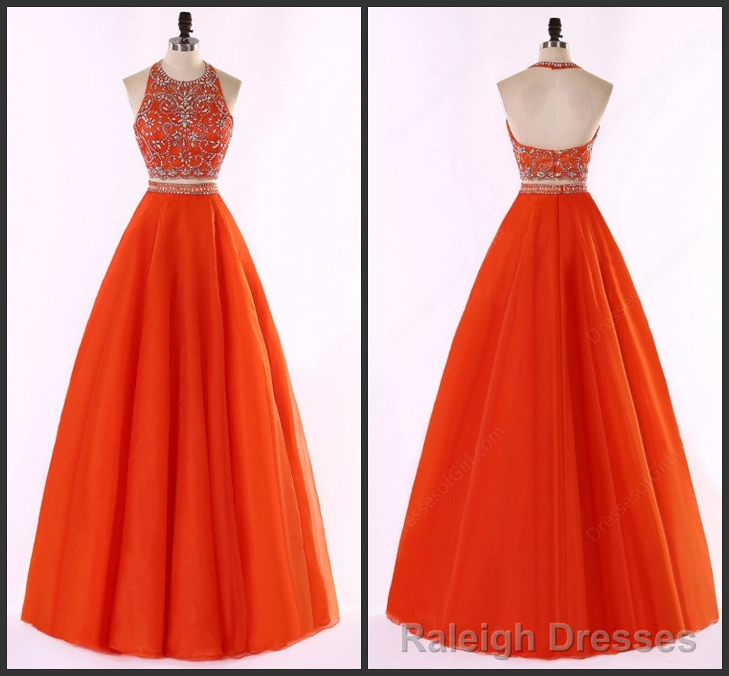2 Piece Prom Dresses, New Style Prom Gown
