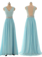 Lace Prom Dresses, Blue Prom Dress, Modest Prom Gowns Light Blue Prom Gowns Prom Dress, Backless Prom Gown Prom Gown
