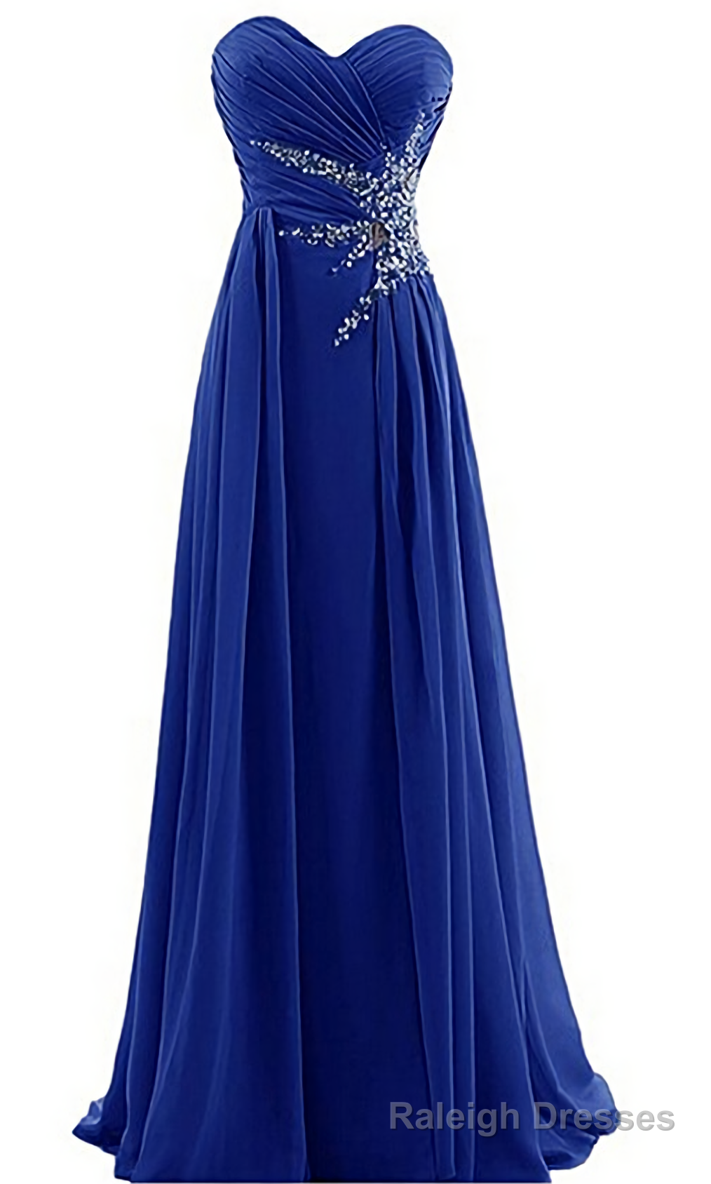 Sweetheart Beading Floor-length Chiffon Evening Dresses