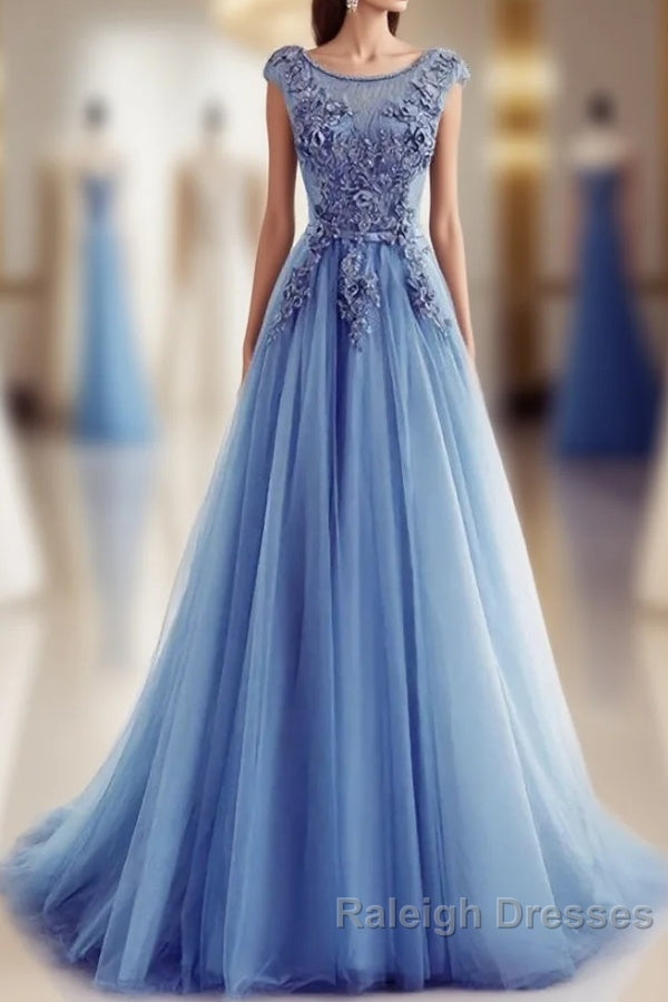 A Line Flowers Long Charming Women Prom Dress Main image